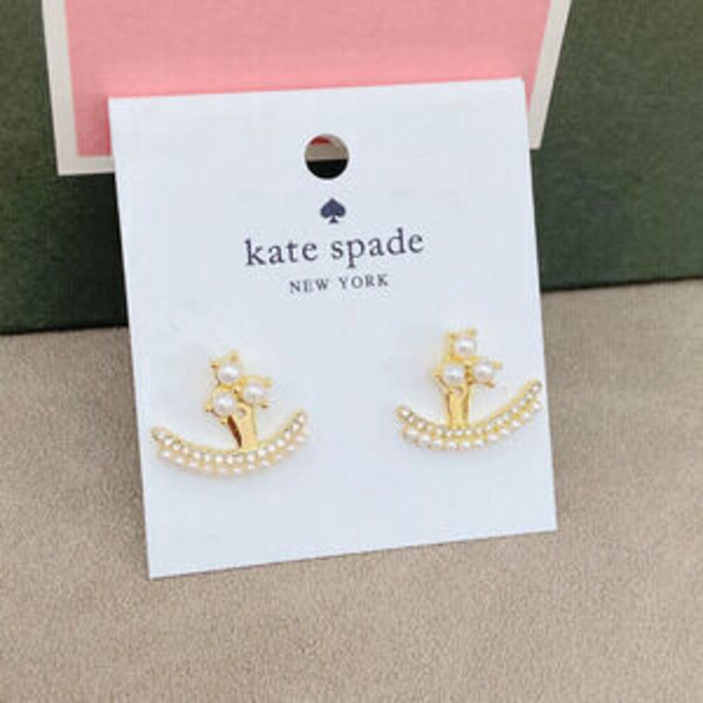 kate spade Long Pearl Detachable Adjustable Earrings